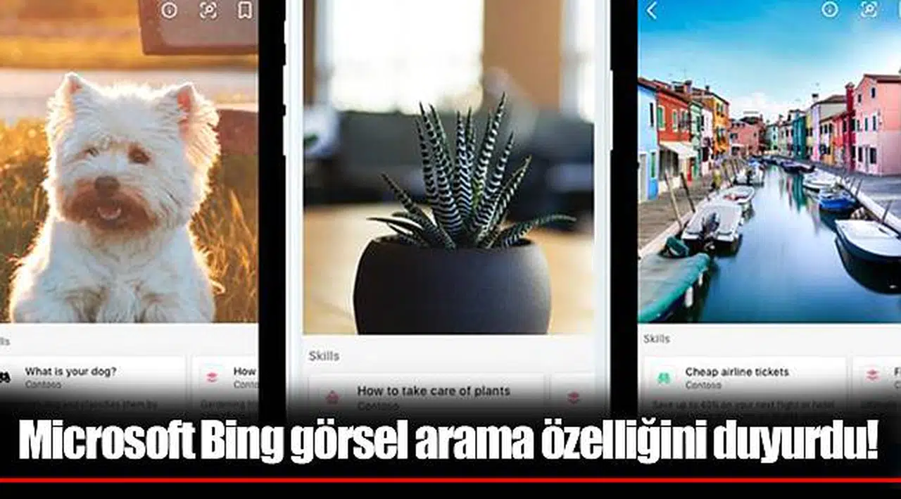 Microsoft Bing görsel arama özelliğini duyurdu!