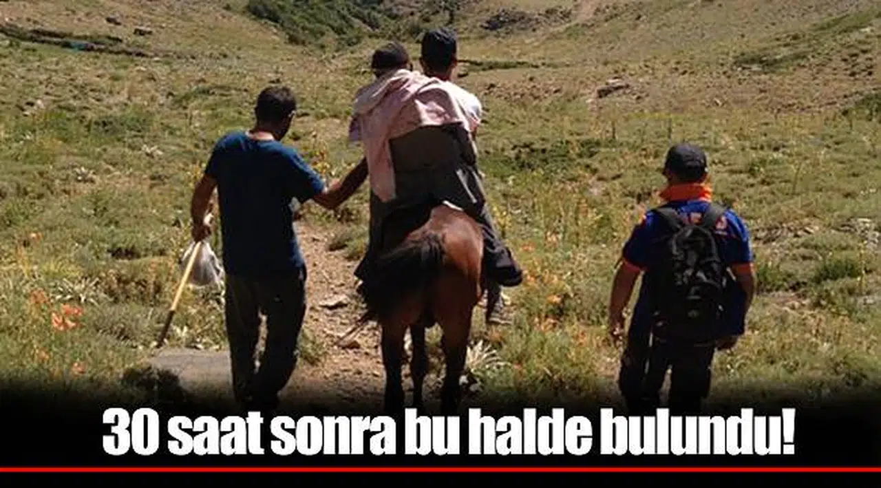 30 saat sonra bu halde bulundu!