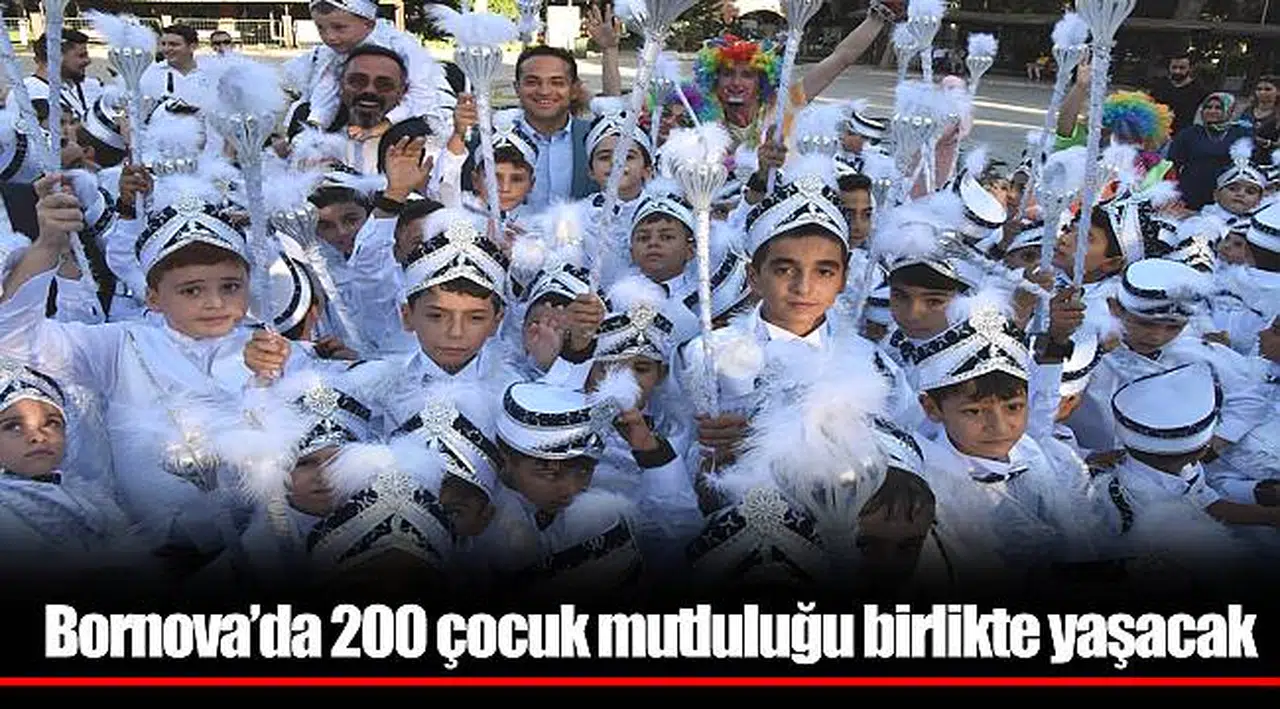 Bornova’da 200 çocuk mutluluğu birlikte yaşacak