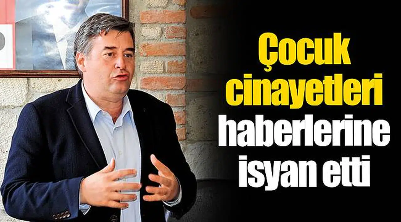 Çocuk cinayetleri haberlerine isyan etti