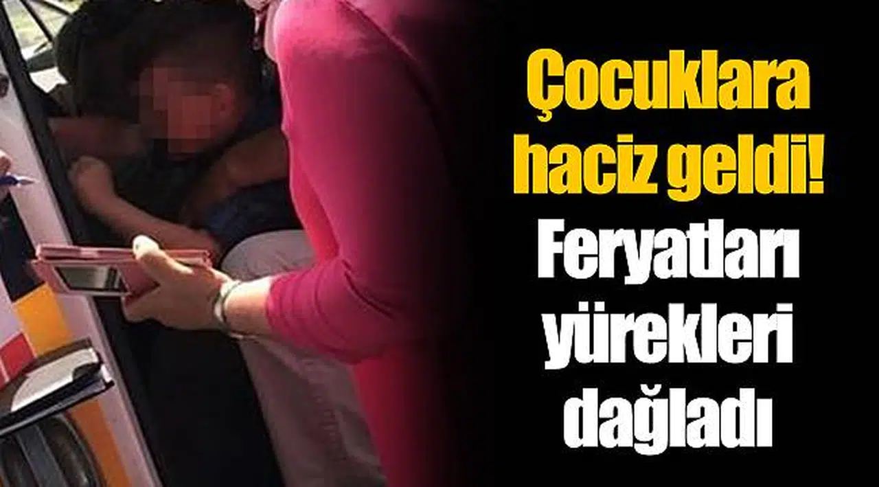 Çocuklara haciz geldi! Feryatları yürekleri dağladı