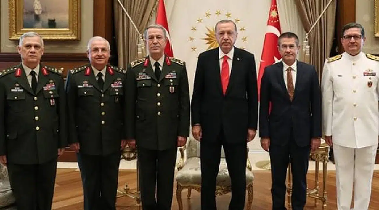 Cumhurbaşkanı Erdoğan, TSK'nın komuta kademesiyle bir araya geldi