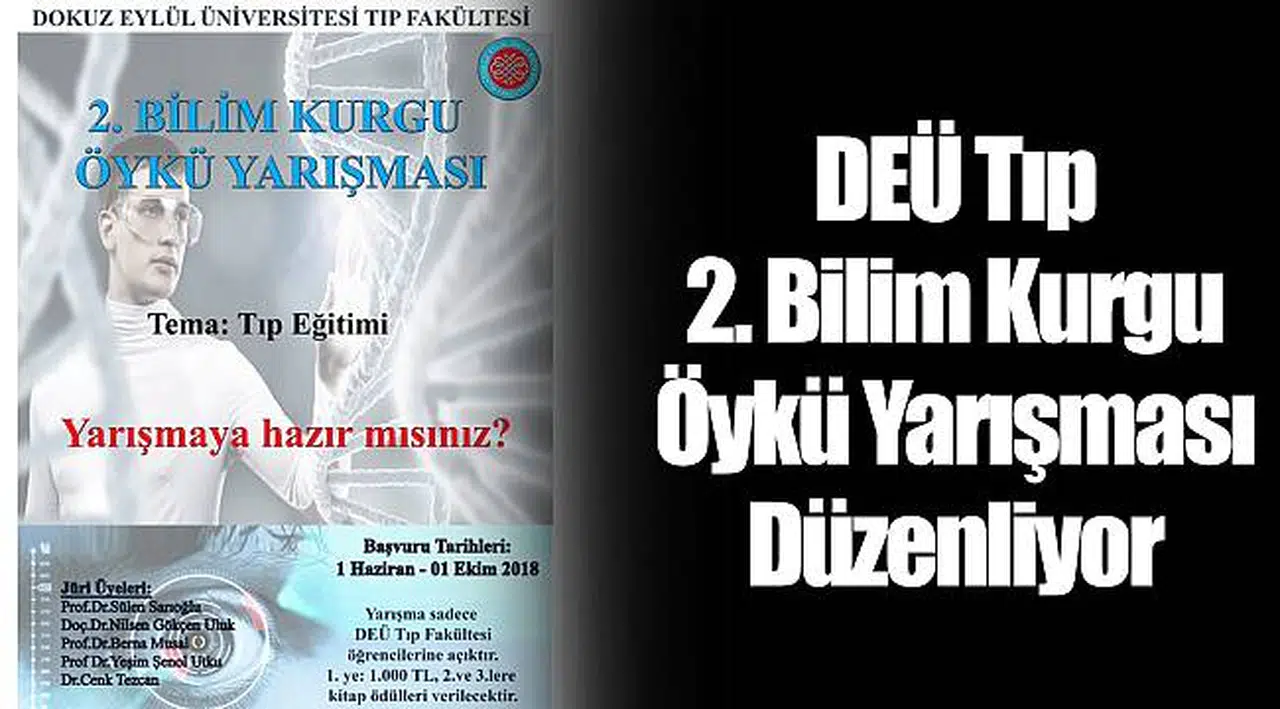 DEÜ Tıp 2. Bilim Kurgu Öykü Yarışması Düzenliyor