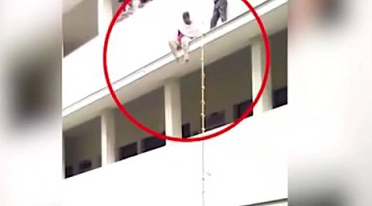 Tatbikatta binadan atılan üniversiteli öldü