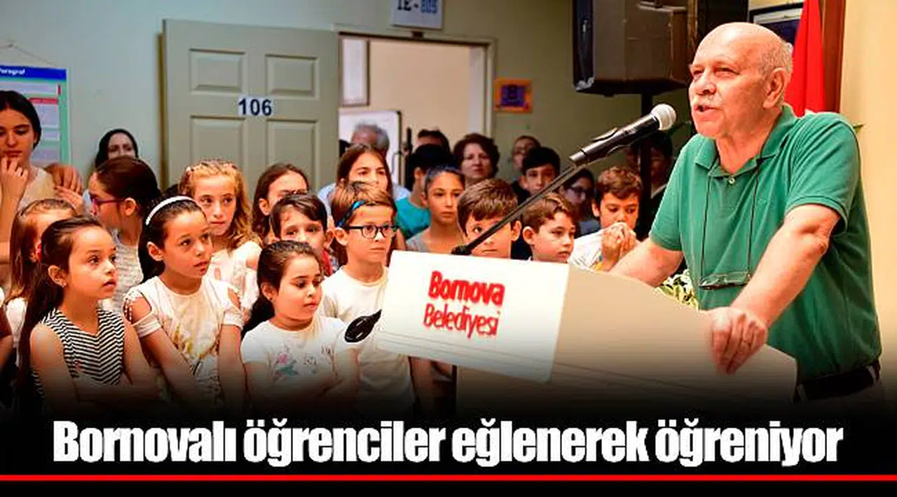 Bornovalı öğrenciler eğlenerek öğreniyor