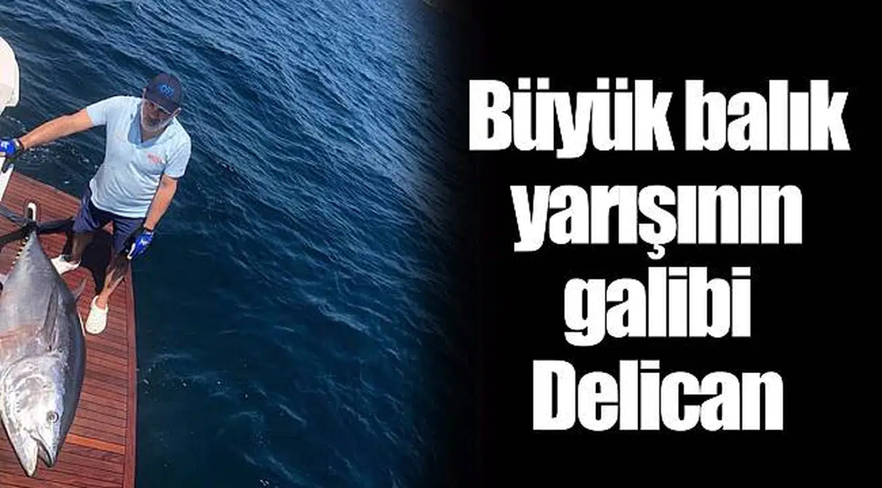 Büyük balık yarışının galibi Delican