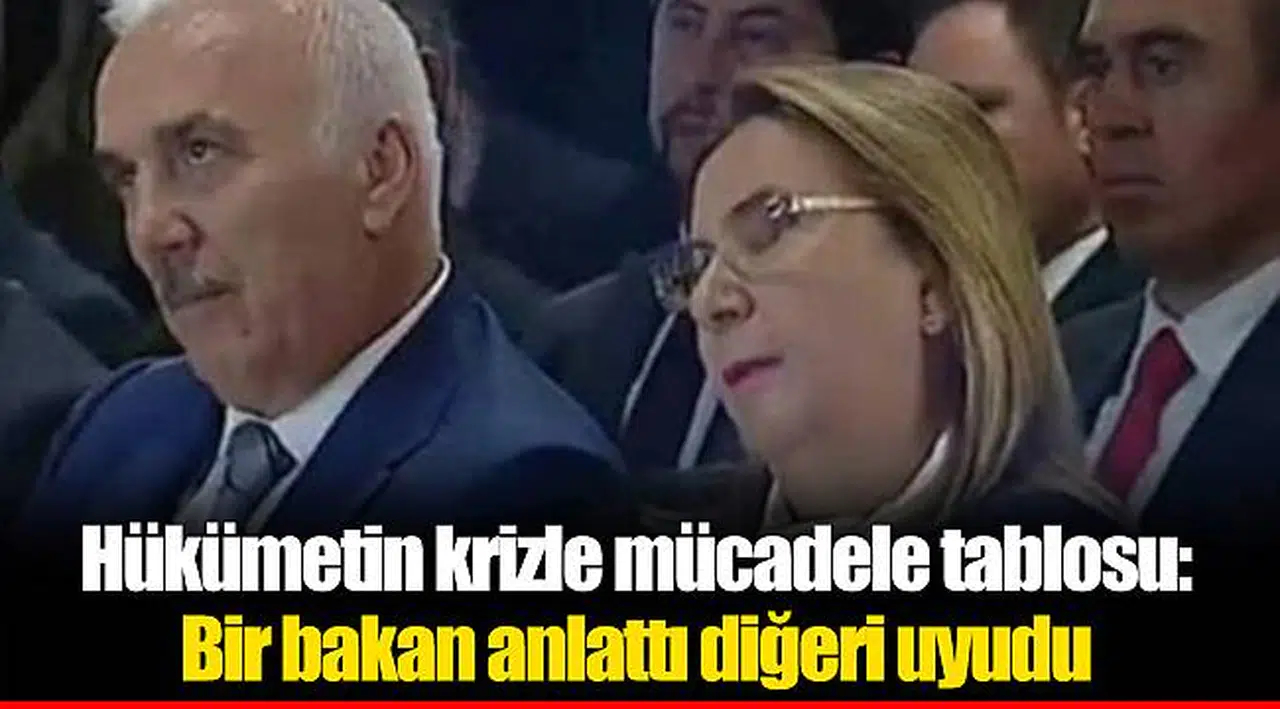 Hükümetin krizle mücadele tablosu: Bir bakan anlattı diğeri uyudu