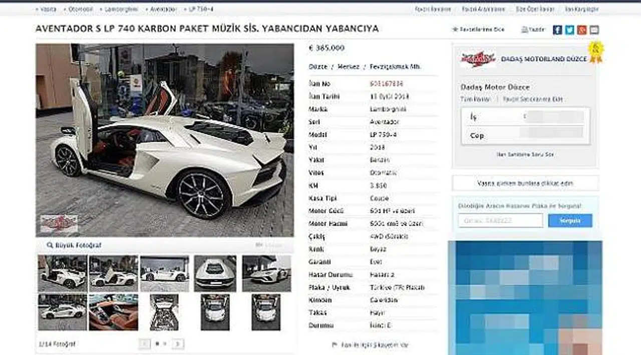 AKP'li vekilden satılık Lamborghini: Yabancıdan yabancıya