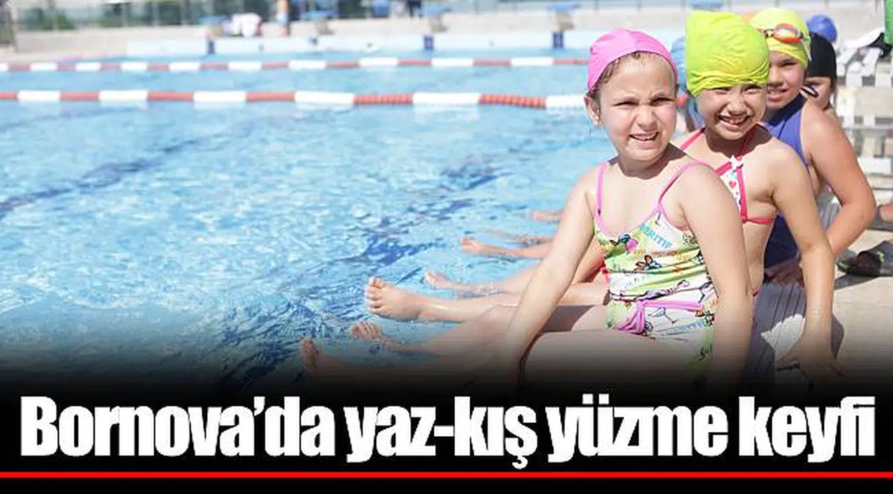 Bornova’da yaz-kış yüzme keyfi