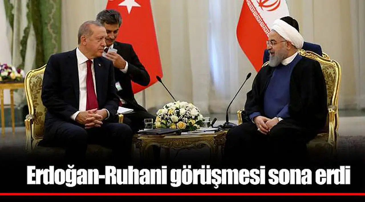 Erdoğan-Ruhani görüşmesi sona erdi