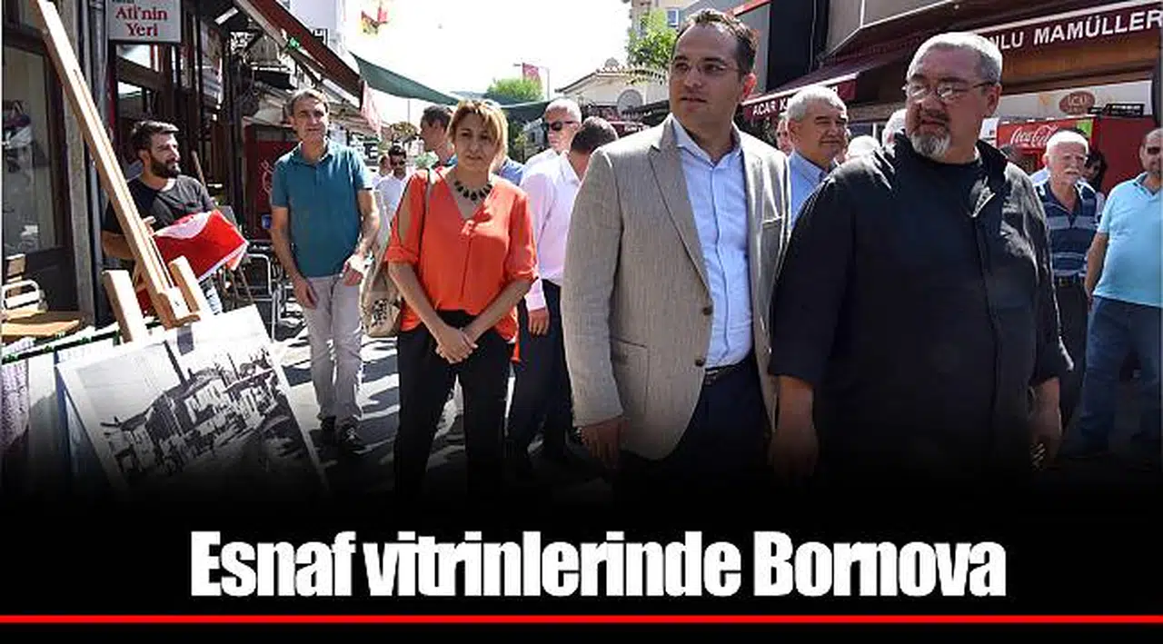Esnaf vitrinlerinde Bornova