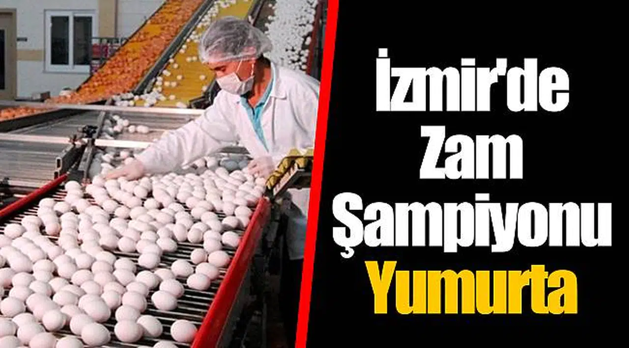 İzmir'de Zam Şampiyonu Yumurta