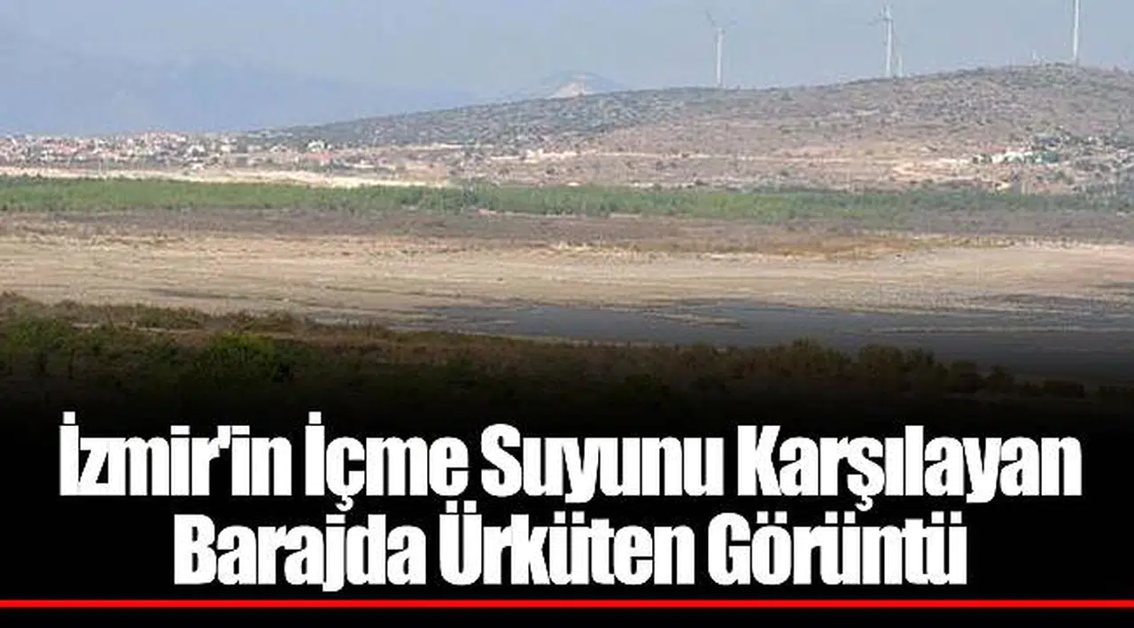İzmir'in İçme Suyunu Karşılayan Barajda Ürküten Görüntü