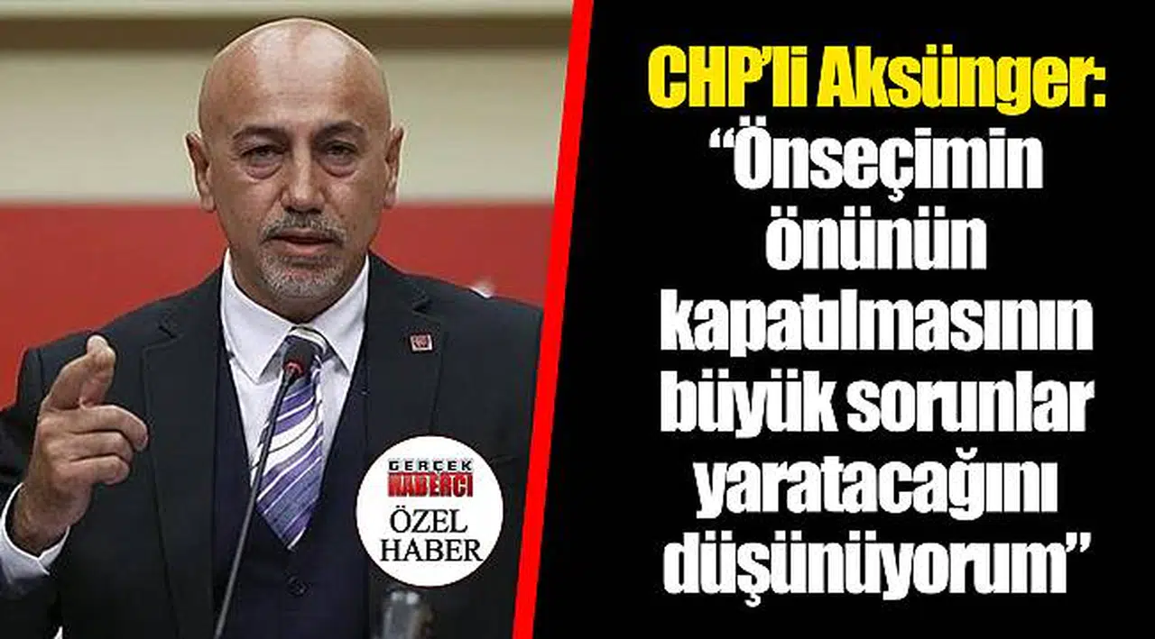 “Önseçimin önünün kapatılmasının büyük sorunlar yaratacağını düşünüyorum”