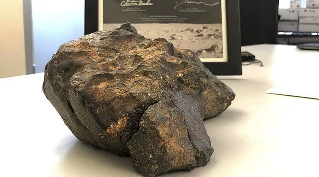 Ay'dan gelen göktaşı açık arttırmayla satıldı