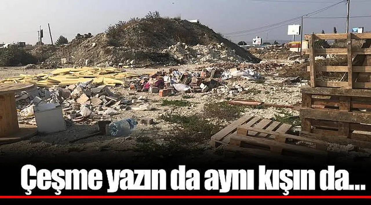 Çeşme yazın da aynı kışın da...