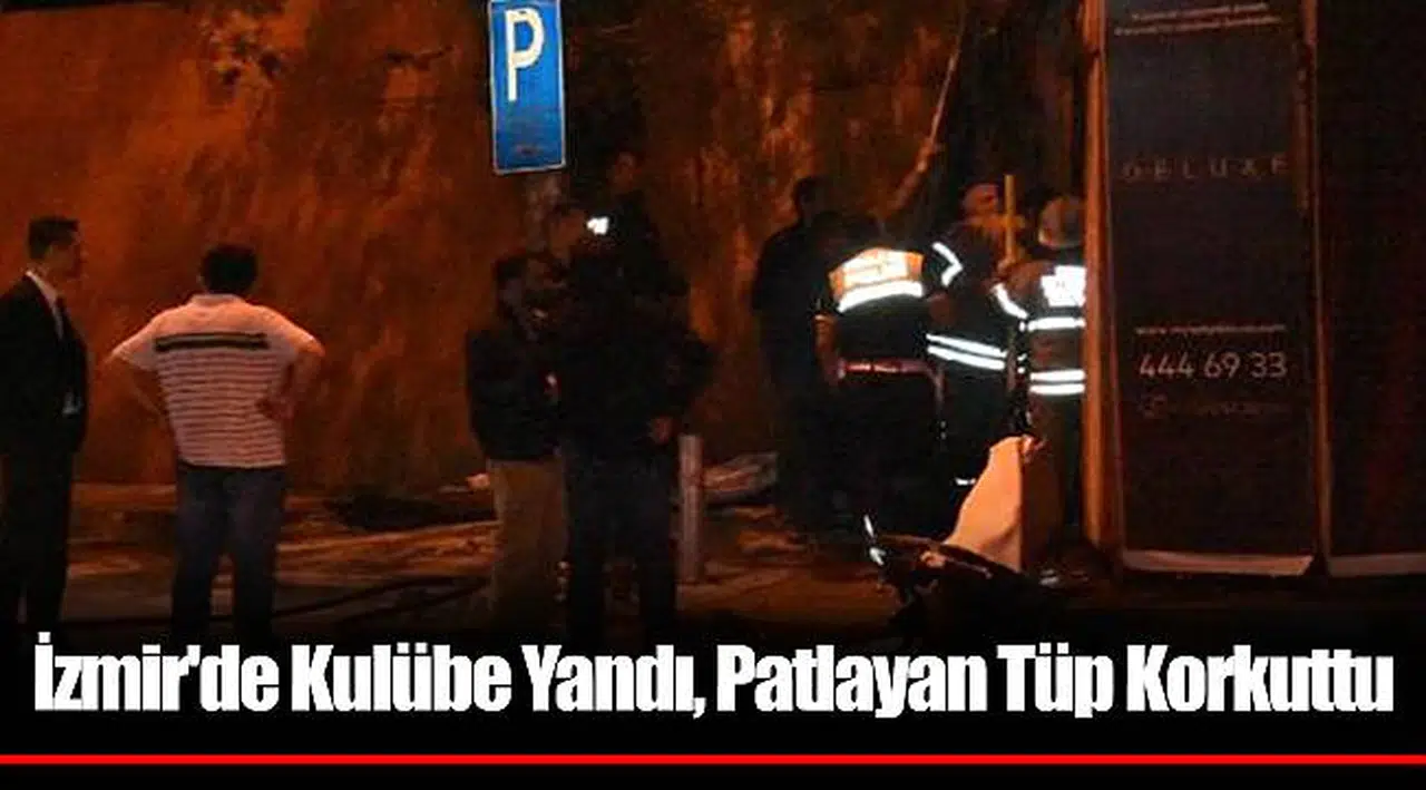 İzmir'de Kulübe Yandı, Patlayan Tüp Korkuttu