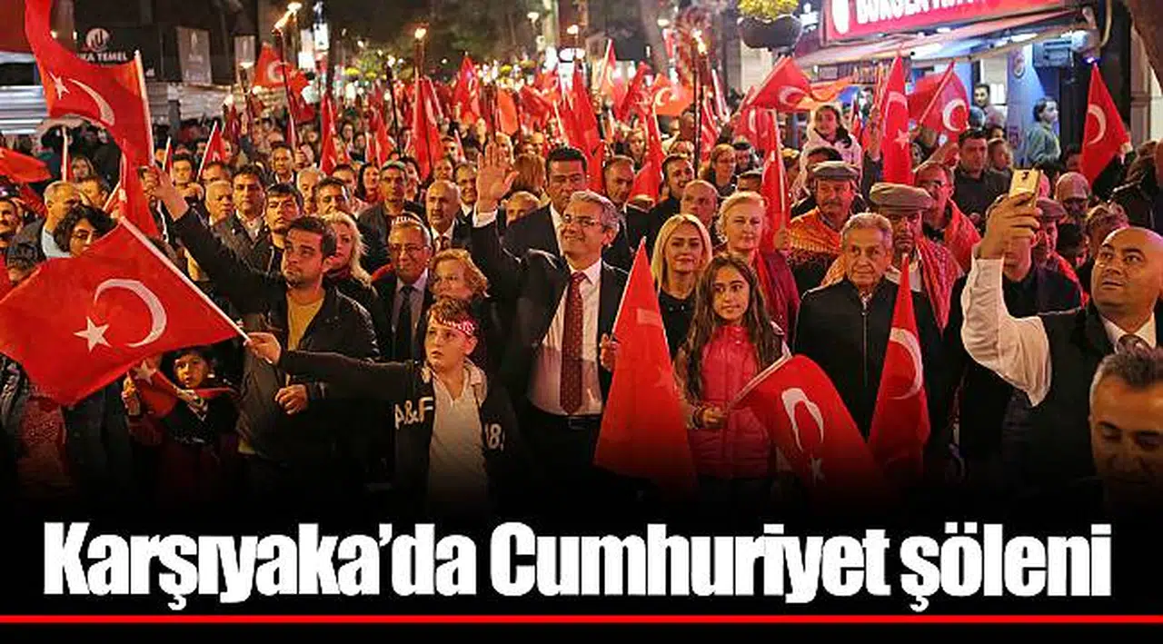 Karşıyaka’da Cumhuriyet şöleni