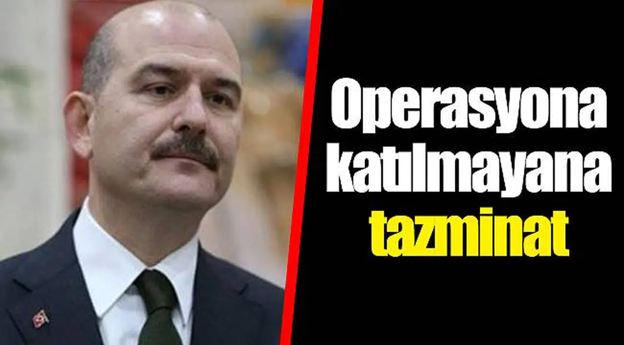 Operasyona katılmayana tazminat