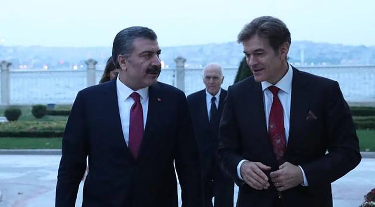 Sağlık Bakanı ile Dr. Mehmet Öz bir araya geldi