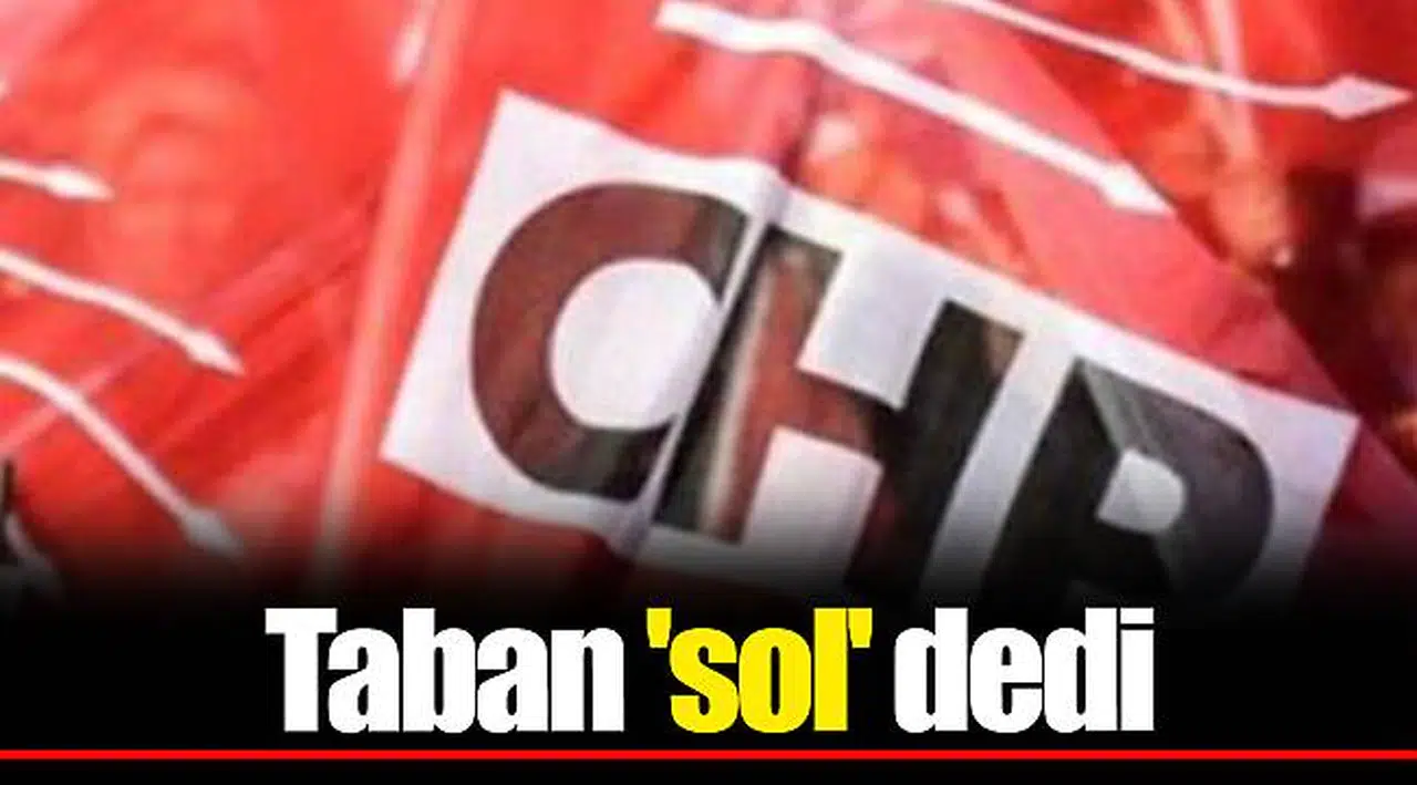 Taban 'sol' dedi
