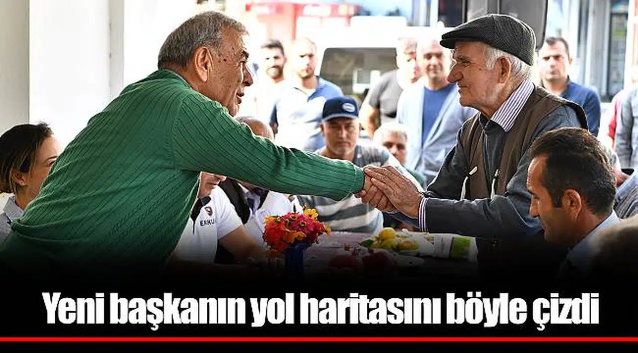 Yeni başkanın yol haritasını böyle çizdi