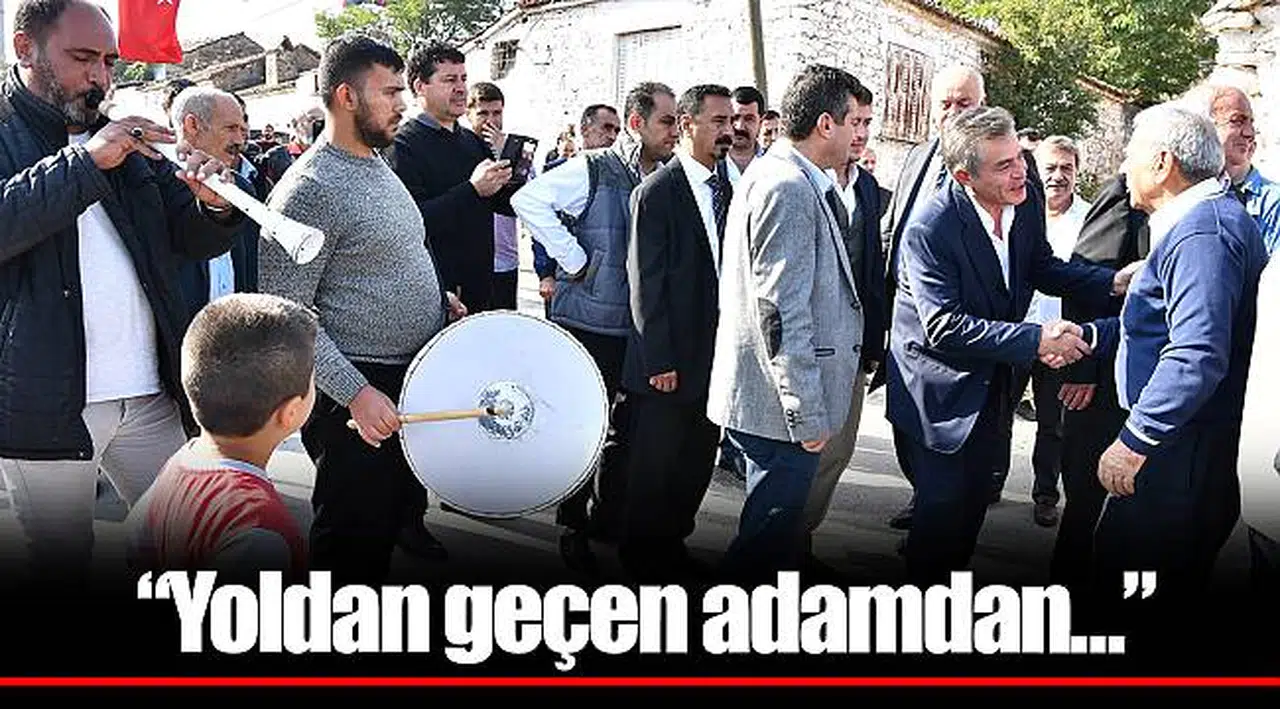 “Yoldan geçen adamdan…”