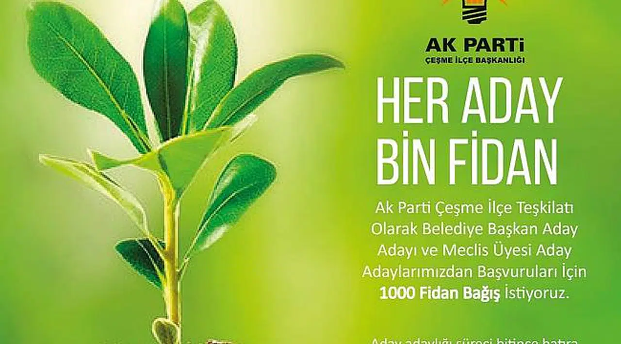 AK Parti Çeşme'den örnek kampanya