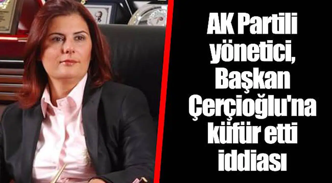 AK Partili yönetici, Başkan Çerçioğlu'na küfür etti iddiası