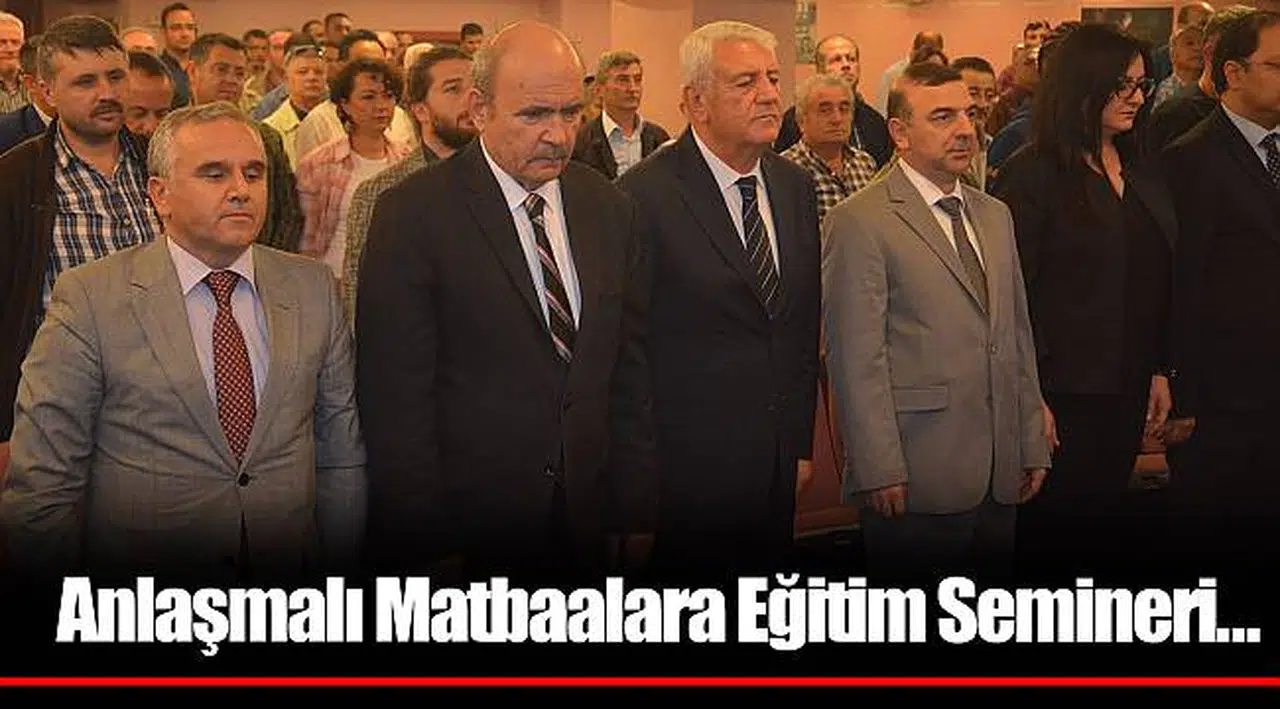 Anlaşmalı Matbaalara Eğitim Semineri…
