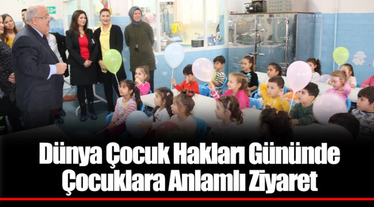 Dünya Çocuk Hakları Gününde Prof. Dr. Nurettin Ünal’dan Çocuklara Anlamlı Ziyaret