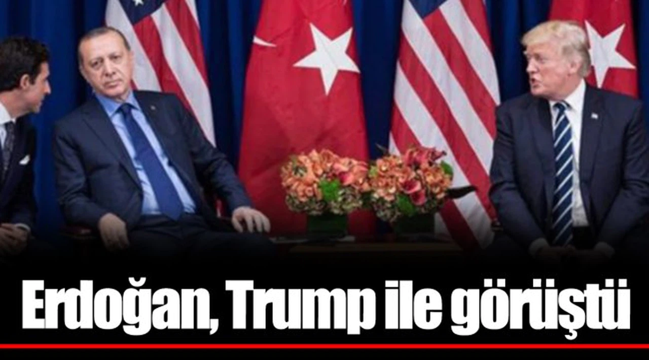 Erdoğan, Trump ile görüştü