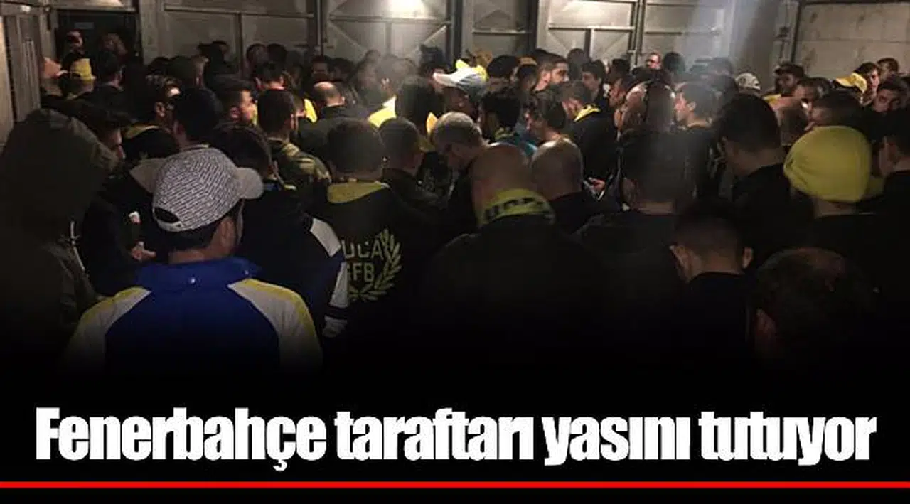Fenerbahçe taraftarı yasını tutuyor