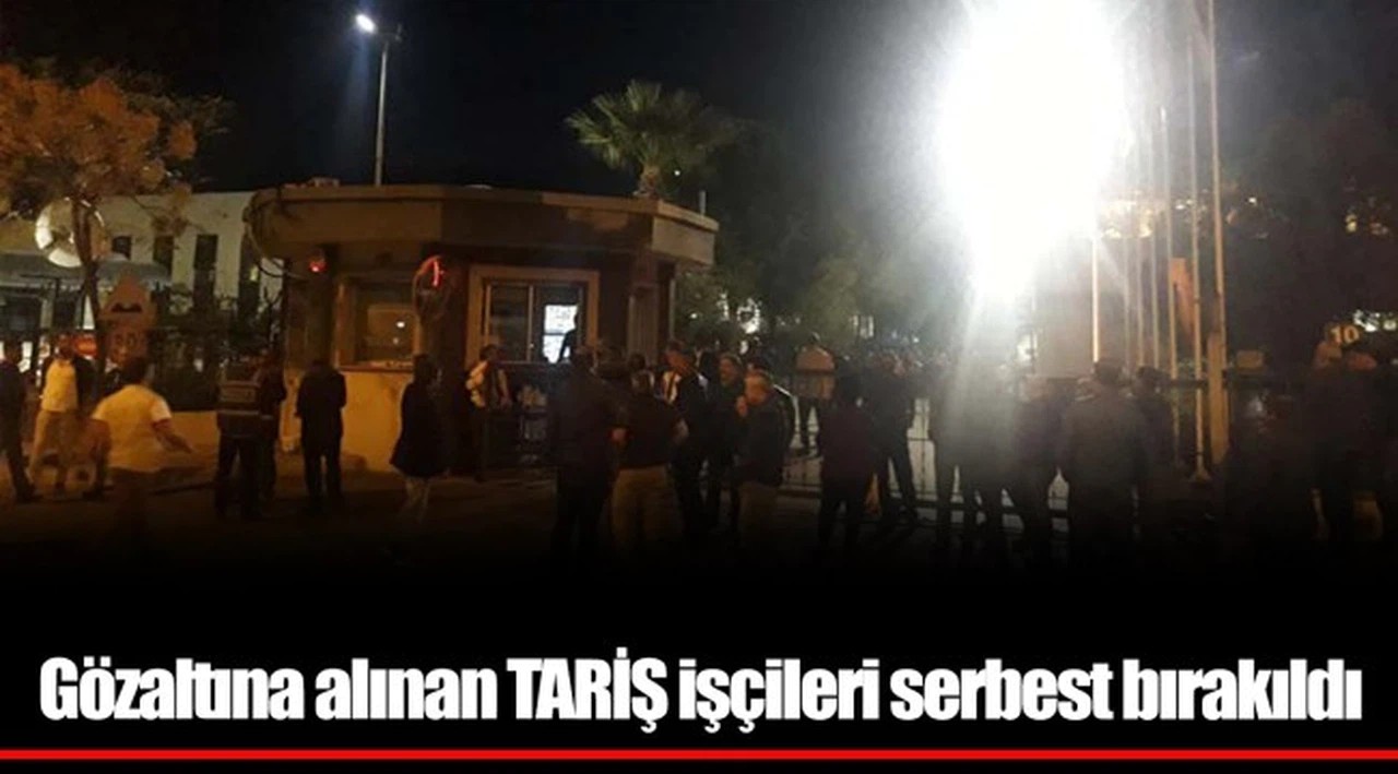 Gözaltına alınan TARİŞ işçileri serbest bırakıldı