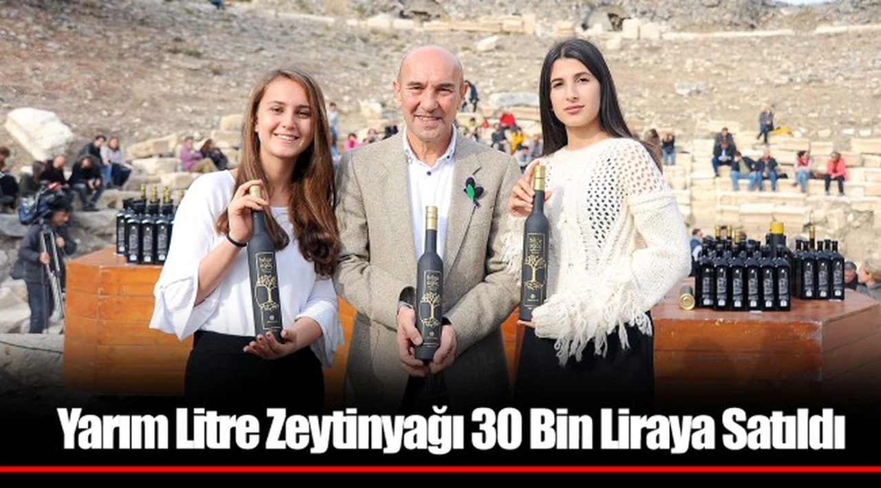 Yarım Litre Zeytinyağı 30 Bin Liraya Satıldı