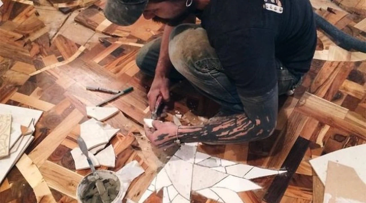Zemini parke ile kaplamak yerine bakın ne yaptı