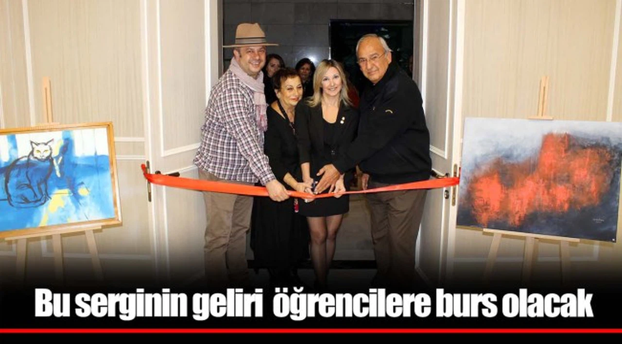 Bu serginin geliri  öğrencilere burs olacak