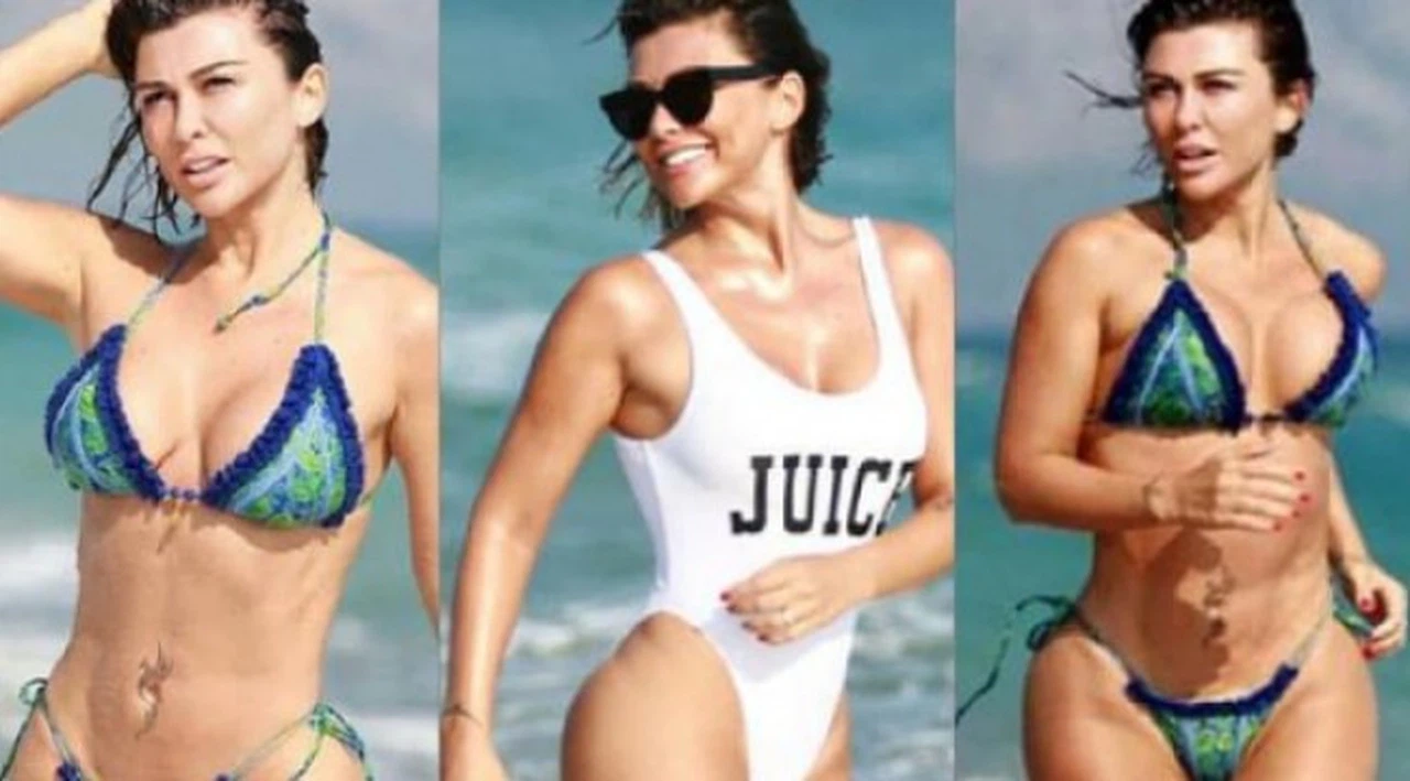 "Denize bikini ile girdiğim için özür dilerim!"