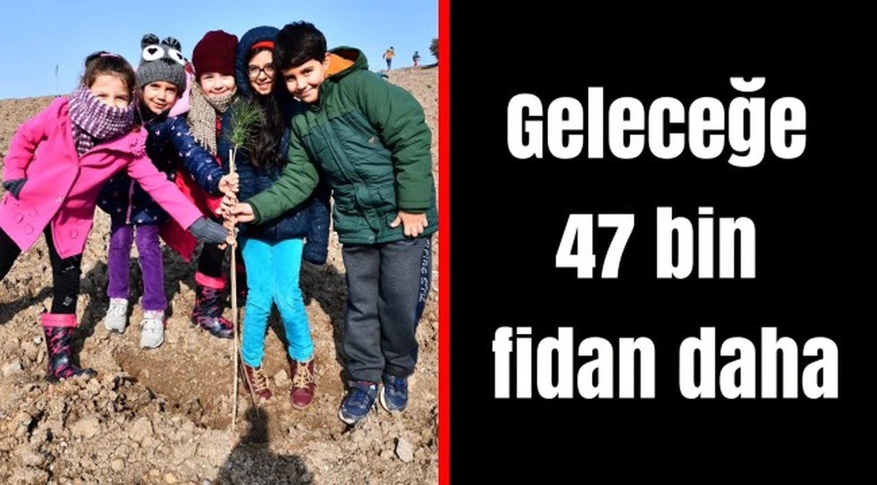 Geleceğe 47 bin fidan daha