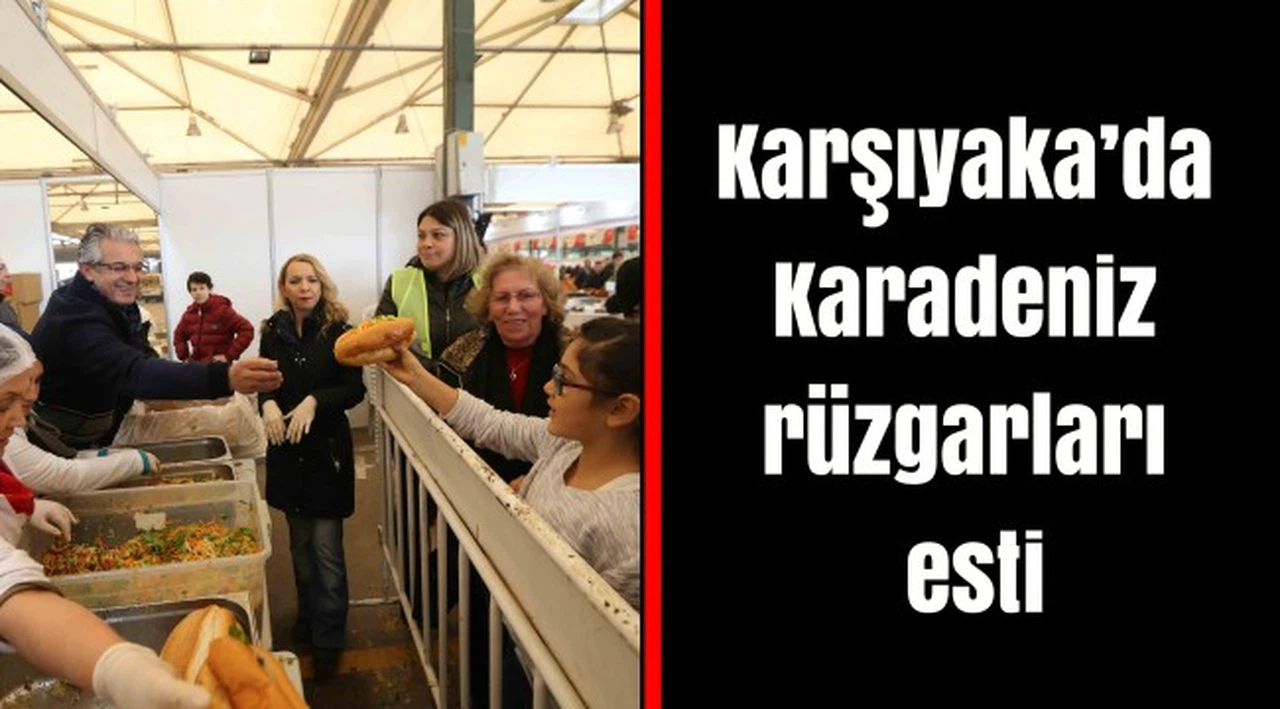 Karşıyaka'da Karadeniz rüzgarları esti