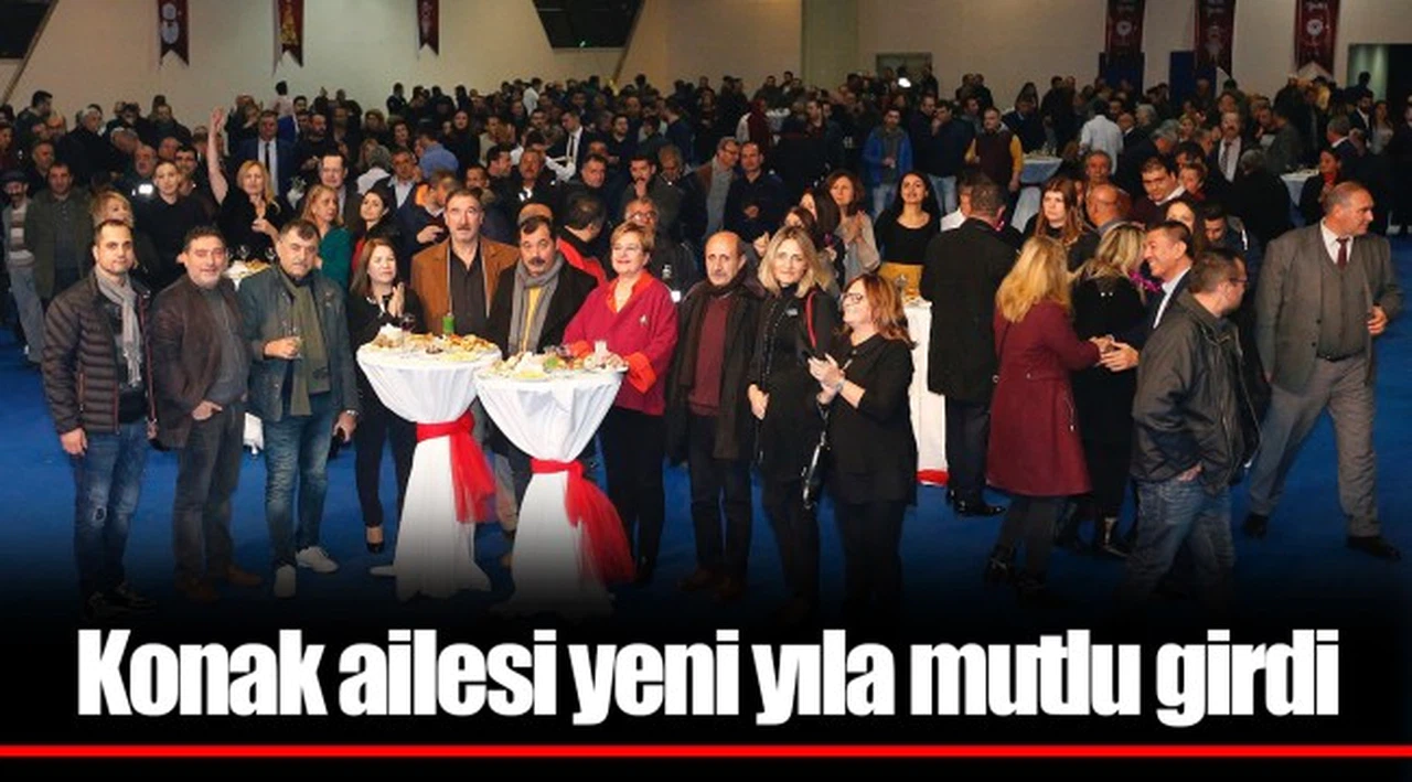 Konak ailesi yeni yıla mutlu girdi