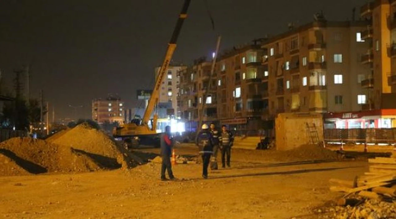 Mersin'de dogal gaz kesintisi: Ana boru hattı delindi