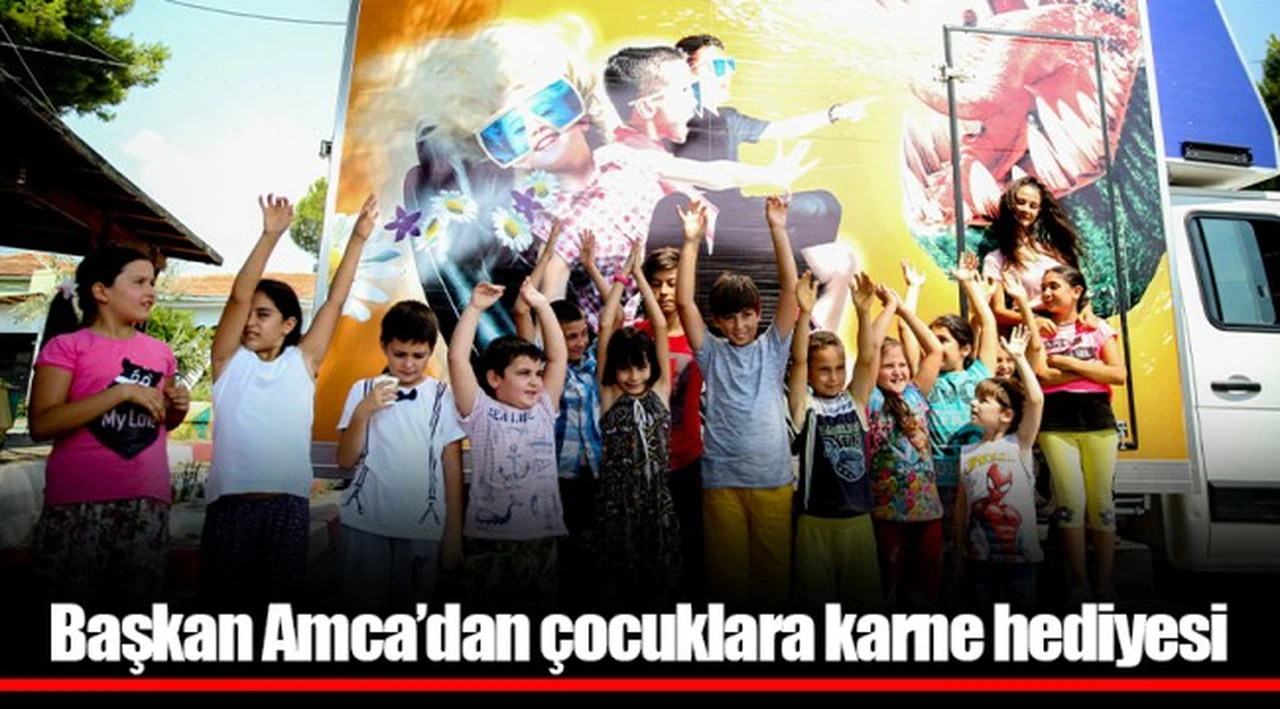Başkan Amca’dan çocuklara karne hediyesi