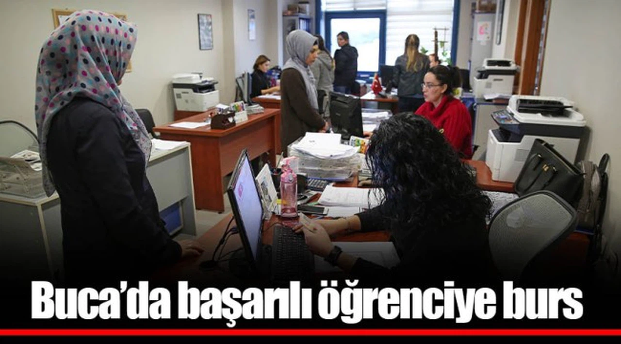 Buca'da başarılı öğrenciye burs 
