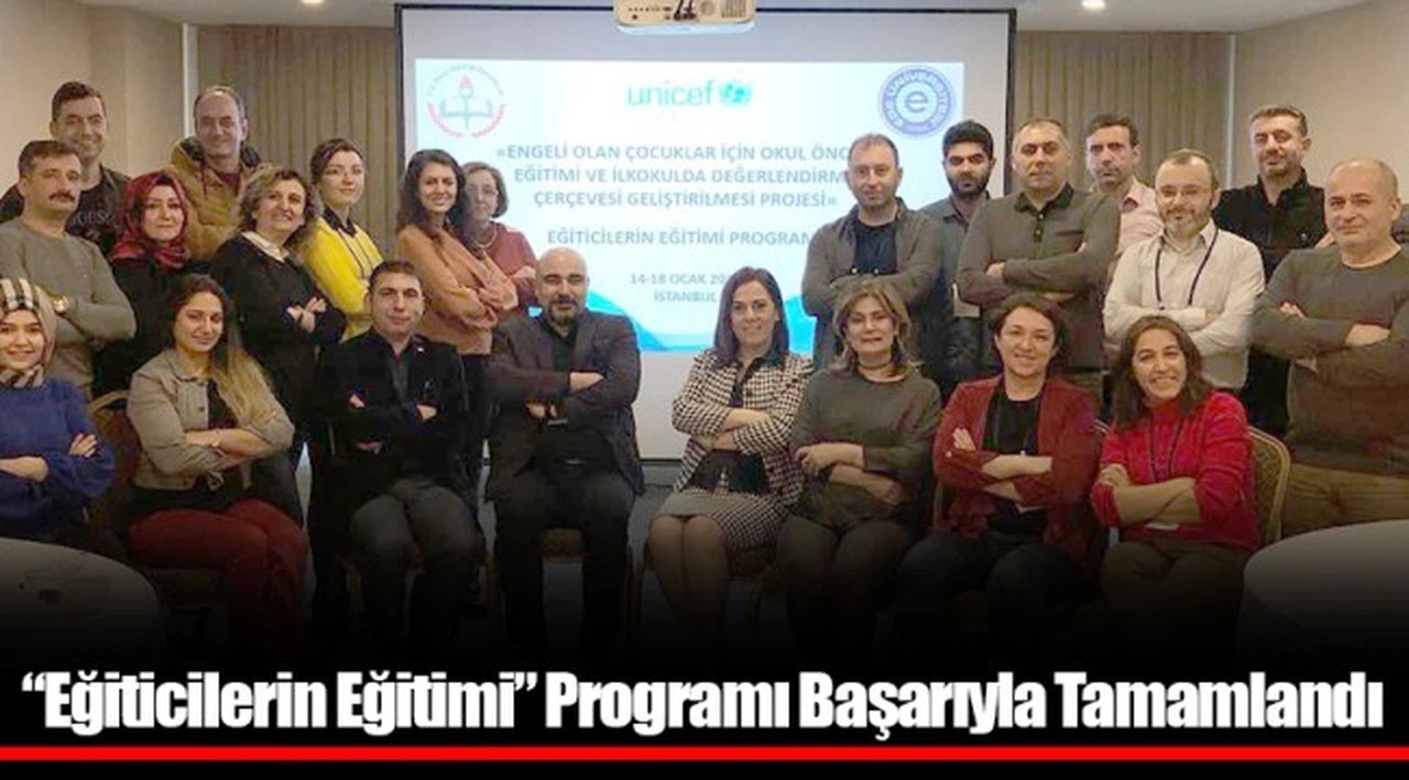 “Eğiticilerin Eğitimi” Programı Başarıyla Tamamlandı