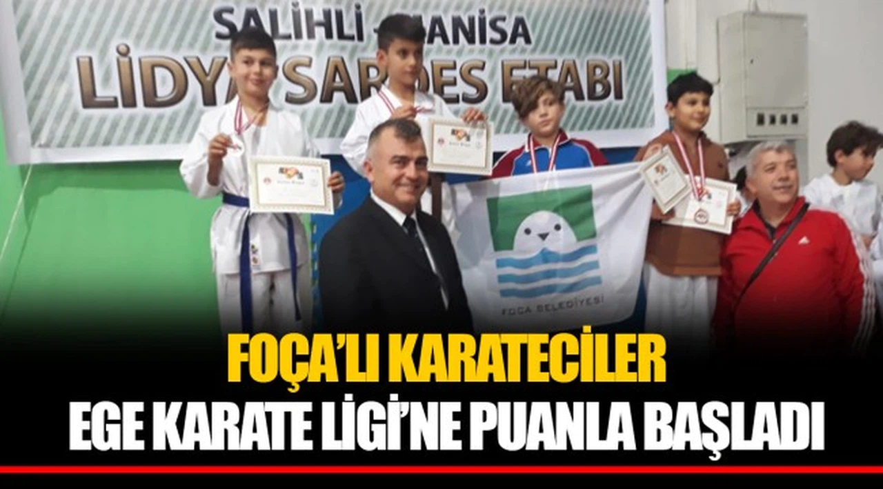 FOÇA’LI KARATECİLER EGE KARATE LİGİ’NE PUANLA BAŞLADI
