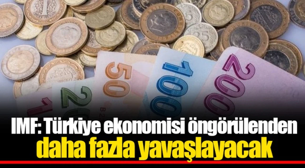 IMF: Türkiye ekonomisi öngörülenden daha fazla yavaşlayacak