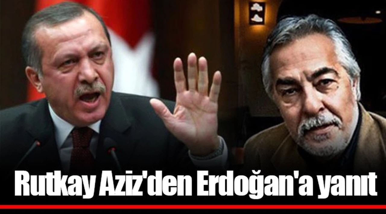Rutkay Aziz'den Erdoğan'a yanıt