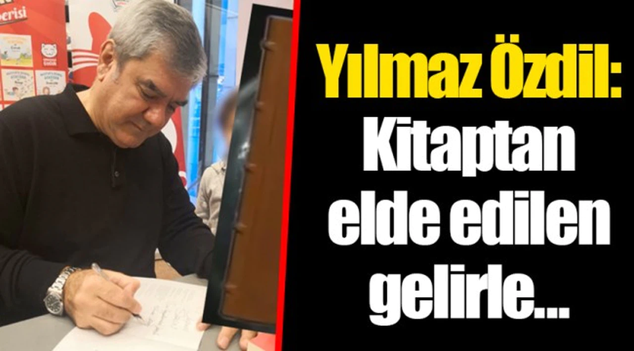 Yılmaz Özdil: Kitaptan elde edilen gelirle...