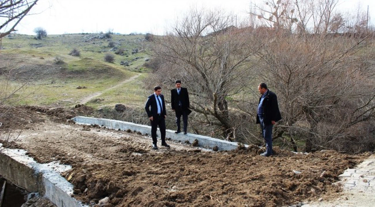 40 yıllık hasarlı köprü onarıldı